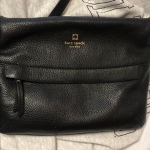 Kate Spade black hang purse